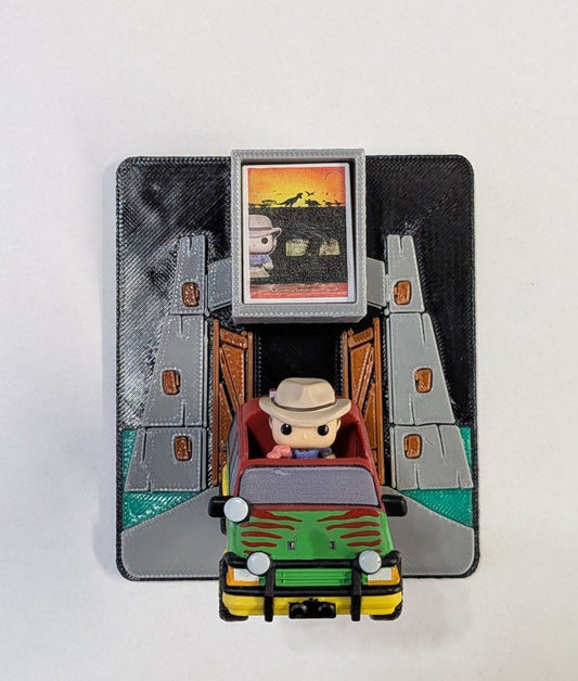 Bitty Rides "Danger Gate" Wall Display
