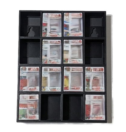 Bitty Pop "Containment" Display (4x4, 16 Slots) (Compatible with Funko Bitty Pops) (3D Printed)