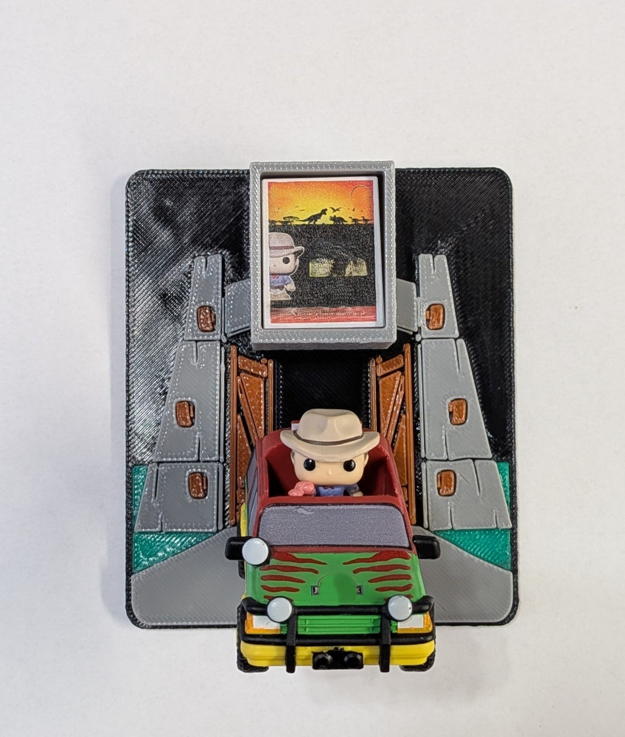 Bitty Rides "Danger Gate" Wall Display