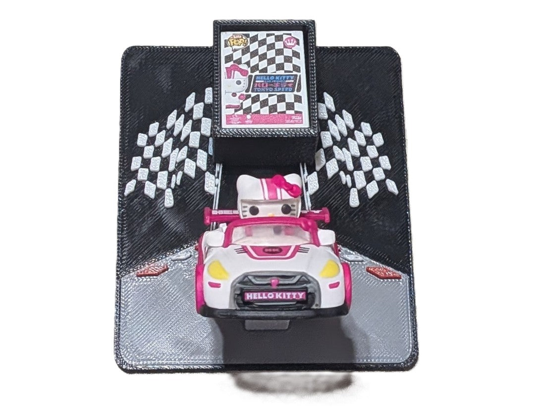 Bitty Rides "Hello Finish Line" Wall Display