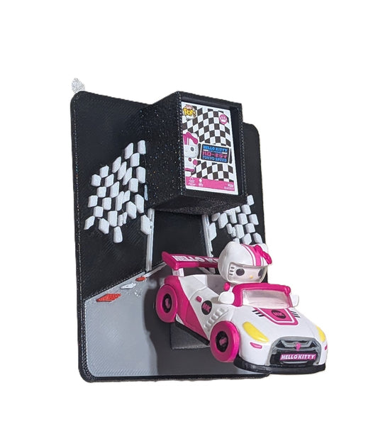 Bitty Rides "Hello Finish Line" Wall Display