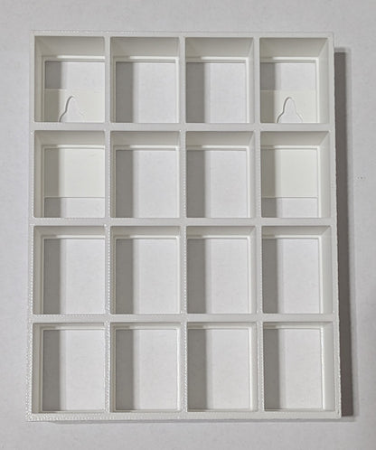 Bitty Pop "Containment" Display (4x4, 16 Slots) (Compatible with Funko Bitty Pops) (3D Printed)