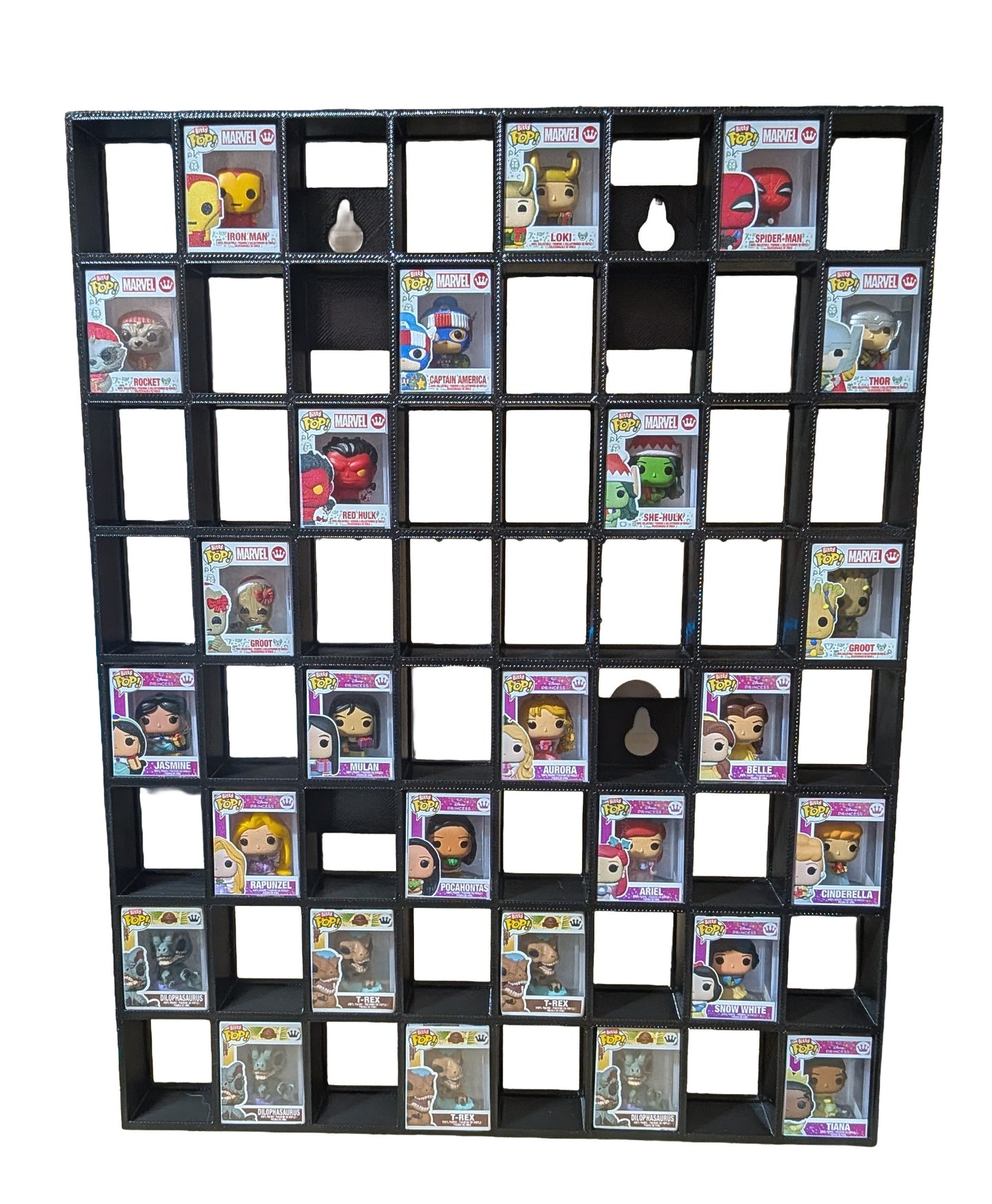 8x8 Bitty Pop "Containment Display" (Holds up to 64 Bitty Pops)